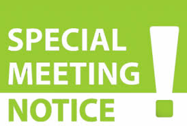 Special Meeting Notice 2